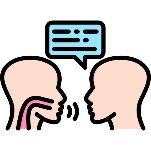 Speech therapy icon
